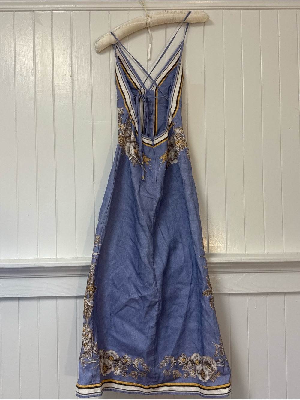 Zimmermann Ottie Dress in Blue Flora - Picture 3 of 7